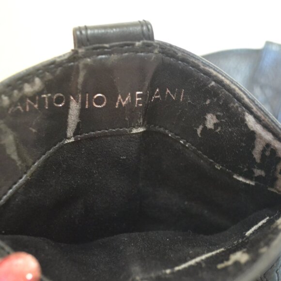 Black Booties Size 7.5M - Picture 6 of 7